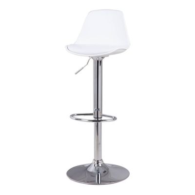 Scaun de bar Sømcasa Nelly, 104 cm h, alb