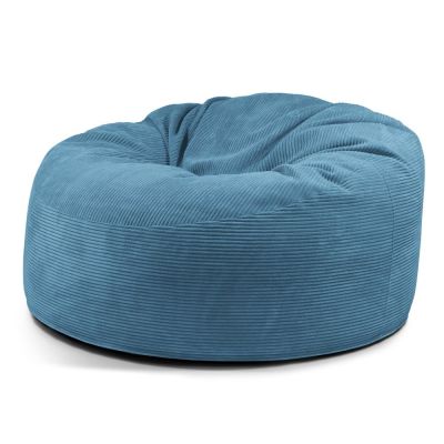 Fotoliu bean bag albastru cu tapiÈu009Berie din catifea reiatÄOm 135 âu0080SLOWDOWN