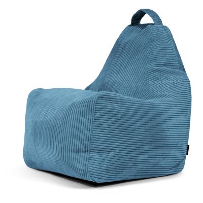 Fotoliu bean bag albastru cu tapiÈu009Berie din catifea reiatÄPlay Amuse âu0080SLOWDOWN