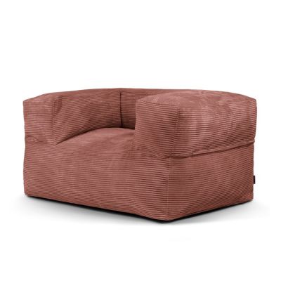 Fotoliu bean bag cÄu0083rÄu0083miziu cu tapiÈu009Berie din catifea reiatÄMooG âu0080SLOWDOWN