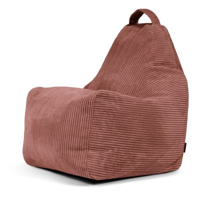 Fotoliu bean bag cÄu0083rÄu0083miziu cu tapiÈu009Berie din catifea reiatÄPlay Amuse âu0080SLOWDOWN