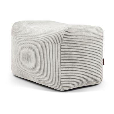 Fotoliu bean bag crem cu tapiÈu009Berie din catifea reiatÄPlus 70 Lounge âu0080SLOWDOWN