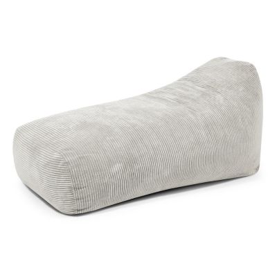 Fotoliu bean bag crem cu tapiÈu009Berie din catifea reiatÄSnug Long 140 âu0080SLOWDOWN