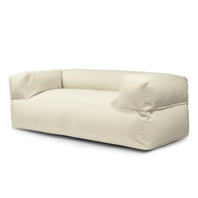 Fotoliu bean bag crem cu tapiÈu009Berie din Èu009BesÄu0083turÄbouclÃ© Sofa MooG âu0080SLOWDOWN