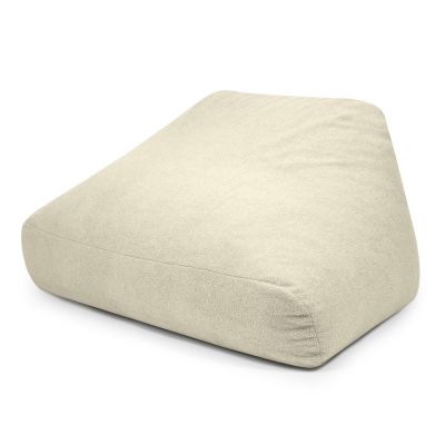 Fotoliu bean bag crem cu tapiÈu009Berie din Èu009BesÄu0083turÄbouclÃ© Sofa Snug âu0080SLOWDOWN