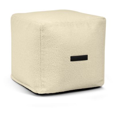 Fotoliu bean bag crem cu tapiÈu009Berie din Èu009BesÄu0083turÄbouclÃ© Up! MooG âu0080SLOWDOWN