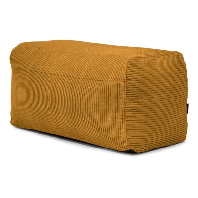 Fotoliu bean bag galben muÈu0099tar cu tapiÈu009Berie din catifea reiatÄPlus 100 Lounge âu0080SLOWDOWN