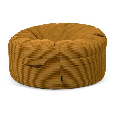 Fotoliu bean bag galben muÈu0099tar cu tapiÈu009Berie din catifea reiatÄRoll 105 âu0080SLOWDOWN