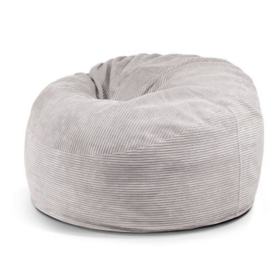 Fotoliu bean bag gri deschis cu tapiÈu009Berie din catifea reiatÄOm 110 âu0080SLOWDOWN