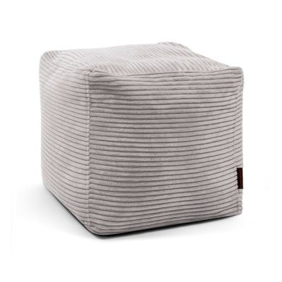 Fotoliu bean bag gri deschis cu tapiÈu009Berie din catifea reiatÄUp! MooG âu0080SLOWDOWN