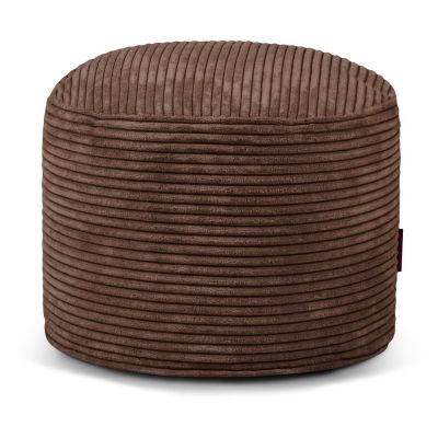 Fotoliu bean bag maro Ã®nchis cu tapiÈu009Berie din catifea reiatÄMini âu0080SLOWDOWN