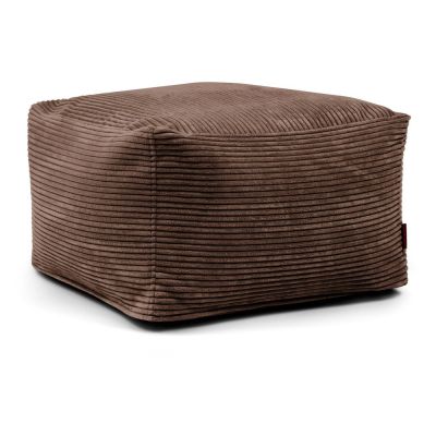 Fotoliu bean bag maro Ã®nchis cu tapiÈu009Berie din catifea reiatÄSoftbox MooG âu0080SLOWDOWN