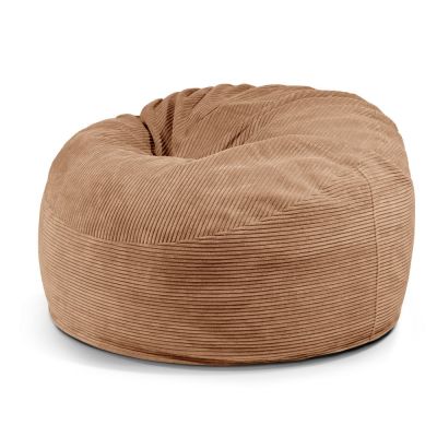 Fotoliu bean bag maro cu tapiÈu009Berie din catifea reiatÄOm 110 âu0080SLOWDOWN