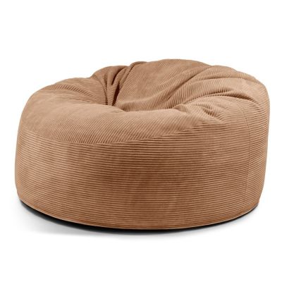 Fotoliu bean bag maro cu tapiÈu009Berie din catifea reiatÄOm 135 âu0080SLOWDOWN