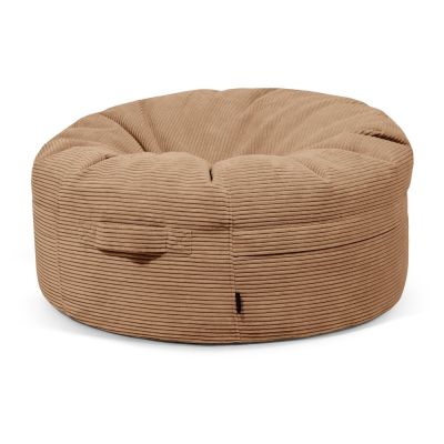 Fotoliu bean bag maro cu tapiÈu009Berie din catifea reiatÄRoll 105 âu0080SLOWDOWN