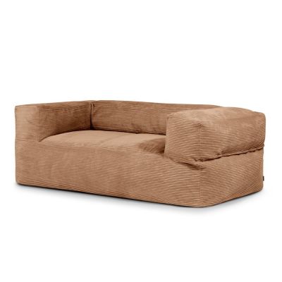 Fotoliu bean bag maro cu tapiÈu009Berie din catifea reiatÄSofa MooG âu0080SLOWDOWN