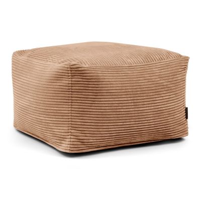 Fotoliu bean bag maro cu tapiÈu009Berie din catifea reiatÄSoftbox MooG âu0080SLOWDOWN