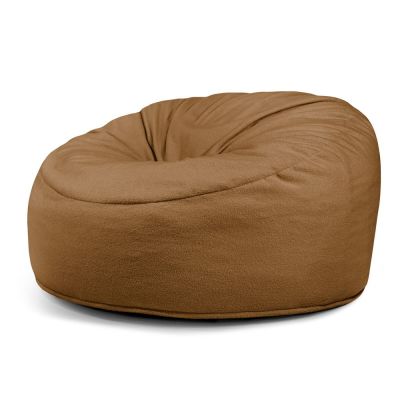 Fotoliu bean bag maro cu tapiÈu009Berie din Èu009BesÄu0083turÄbouclÃ© Om 135 âu0080SLOWDOWN