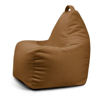 Fotoliu bean bag maro cu tapiÈu009Berie din Èu009BesÄu0083turÄbouclÃ© Play Amuse âu0080SLOWDOWN