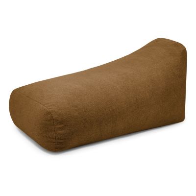Fotoliu bean bag maro cu tapiÈu009Berie din Èu009BesÄu0083turÄbouclÃ© Snug Long 140 âu0080SLOWDOWN