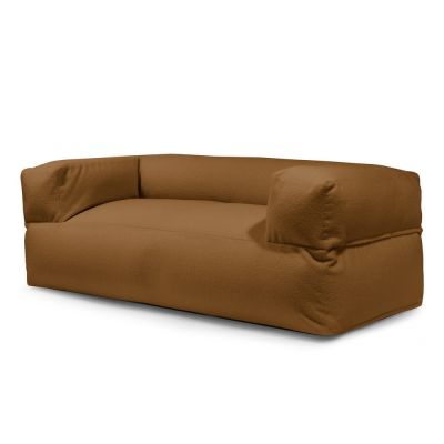 Fotoliu bean bag maro cu tapiÈu009Berie din Èu009BesÄu0083turÄbouclÃ© Sofa MooG âu0080SLOWDOWN