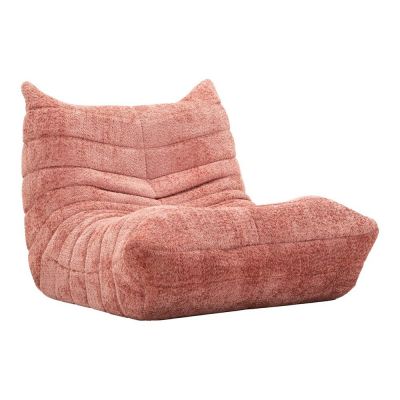 Fotoliu bean bag roz cu tapiÈu009Berie din Èu009BesÄu0083turÄbouclÃ© Mask âu0080Mauro Ferretti