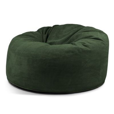 Fotoliu bean bag verde cu tapiÈu009Berie din catifea reiatÄOm 135 âu0080SLOWDOWN