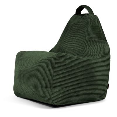 Fotoliu bean bag verde cu tapiÈu009Berie din catifea reiatÄPlay Amuse âu0080SLOWDOWN