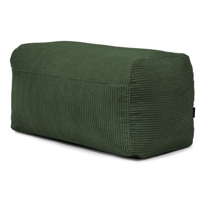 Fotoliu bean bag verde cu tapiÈu009Berie din catifea reiatÄPlus 100 Lounge âu0080SLOWDOWN