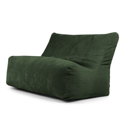 Fotoliu bean bag verde cu tapiÈu009Berie din catifea reiatÄSofa Seat Lounge âu0080SLOWDOWN