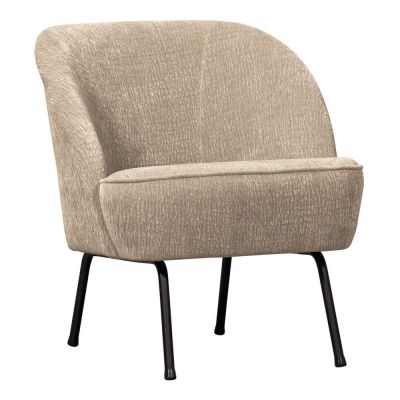 Fotoliu bej cu tapiÈu009Berie din chenille Vogue âu0080WOOOD