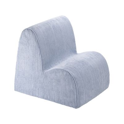 Fotoliu de copii albastru cu tapiÈu009Berie din catifea reiatÄCloud âu0080Wigiwama