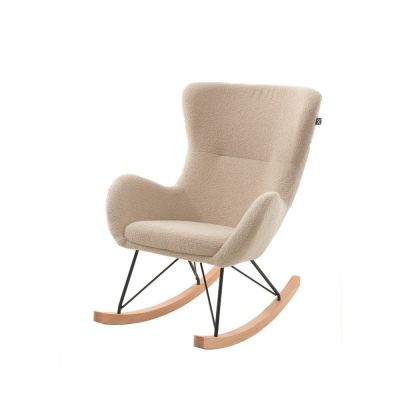 Fotoliu de copii bej balansoar cu tapiÈu009Berie din Èu009BesÄu0083turÄbouclÃ© Rocky âu0080Vipack