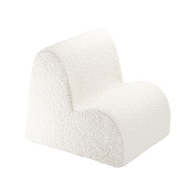 Fotoliu de copii crem cu tapiÈu009Berie din Èu009BesÄu0083turÄbouclÃ© Cloud âu0080Wigiwama