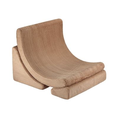 Fotoliu de copii maro cu tapiÈerie din catifea reiatÄMoon âWigiwama