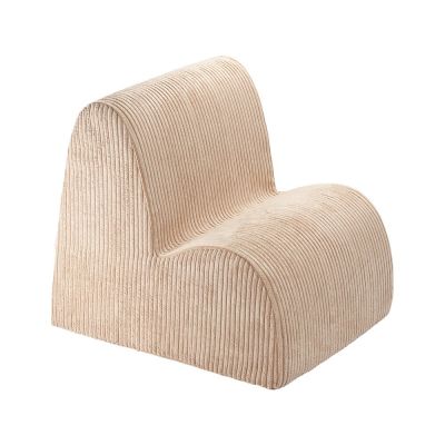 Fotoliu de copii maro deschis cu tapiÈerie din catifea reiatÄCloud âWigiwama