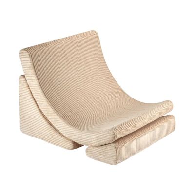 Fotoliu de copii maro deschis cu tapiÈerie din catifea reiatÄMoon âWigiwama