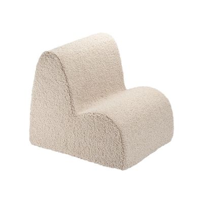 Fotoliu de copii maro deschis cu tapiÈerie din ÈesÄturÄbouclÃ© Cloud âWigiwama