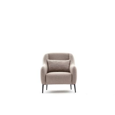 Fotoliu fix VENUS, crem, 70x70x77 cm