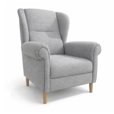 Fotoliu gri deschis wing Swan âu0080Ropez