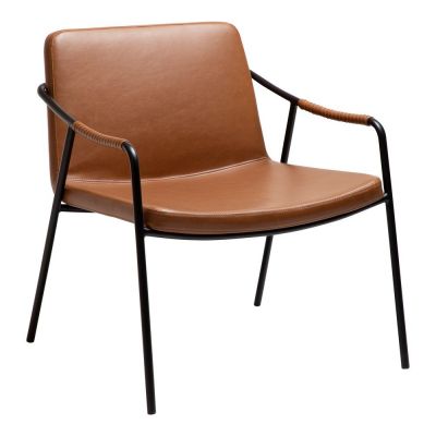 Fotoliu maro cu tapiÈu009Berie din imitaÈu009Bie de piele Boto âu0080DAN-FORM Denmark