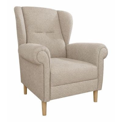 Fotoliu maro deschis wing Swan âu0080Ropez