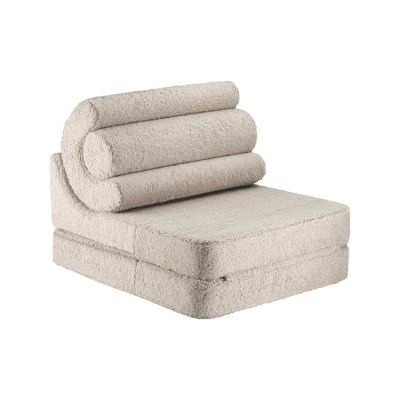 Fotoliu pentru copii maro deschis cu tapiÈerie din ÈesÄturÄbouclÃ© Flipster âWigiwama