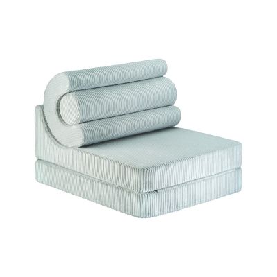 Fotoliu pentru copii verde mentÄcu tapiÈu009Berie din catifea reiatÄFlipster âu0080Wigiwama