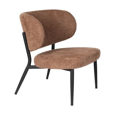 Fotoliu portocaliu/maro Sanne âu0080White Label