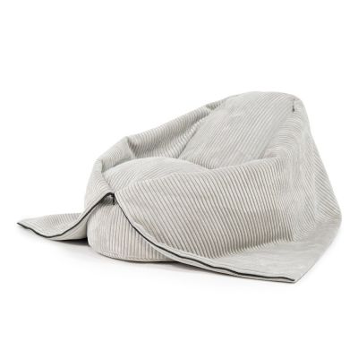 Fotoliu puf pentru copii crem cu tapiÈu009Berie din catifea reiatÄCocoon 100 âu0080SLOWDOWN