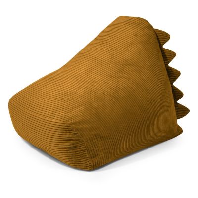 Fotoliu puf pentru copii galben muÈu0099tar cu tapiÈu009Berie din catifea reiatÄSnug 80 Dragon âu0080SLOWDOWN