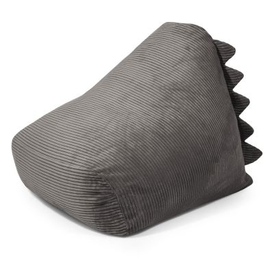 Fotoliu puf pentru copii gri Ã®nchis cu tapiÈu009Berie din catifea reiatÄSnug 80 Dragon âu0080SLOWDOWN