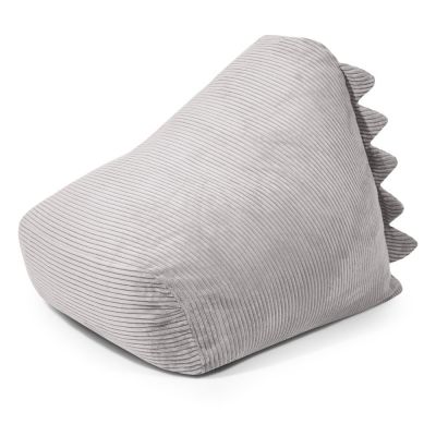 Fotoliu puf pentru copii gri deschis cu tapiÈu009Berie din catifea reiatÄSnug 80 Dragon âu0080SLOWDOWN