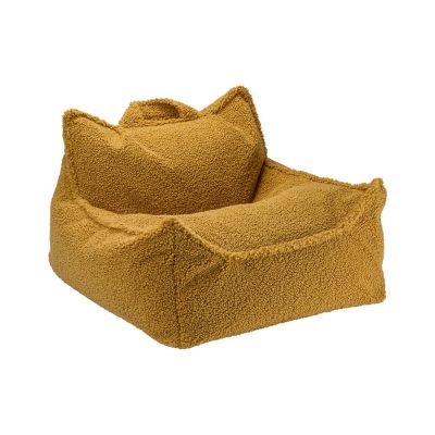 Fotoliu puf pentru copii maro cu tapiÈerie din ÈesÄturÄbouclÃ© Chair âWigiwama
